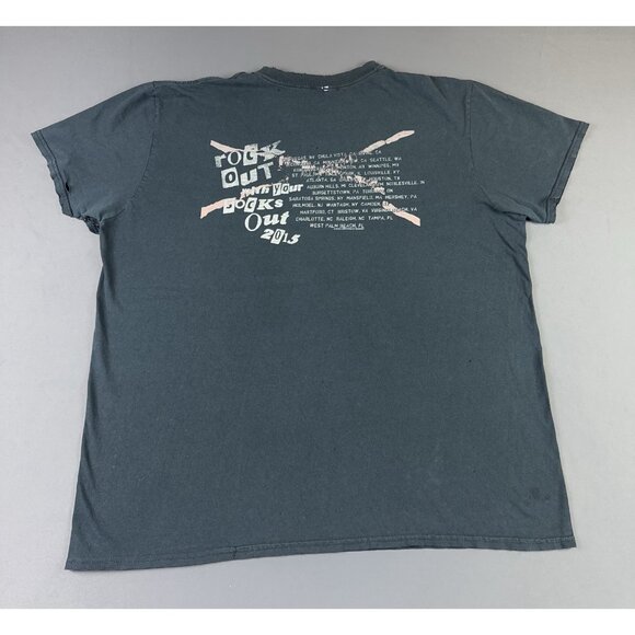 5 Seconds Of Summer Band Tee Pop Music Tour Concert Album Thrashed Black 2XL - Picture 2 of 14